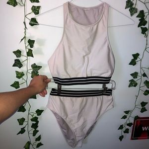 ❌SOLD - Gray high-waisted swim set!